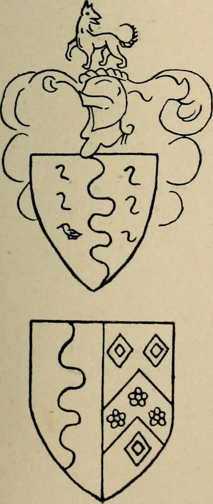 An illustration from The visitation of the county of Buckingham made in 1634 by John Philipot, esq. ..., 1909, leaf 156