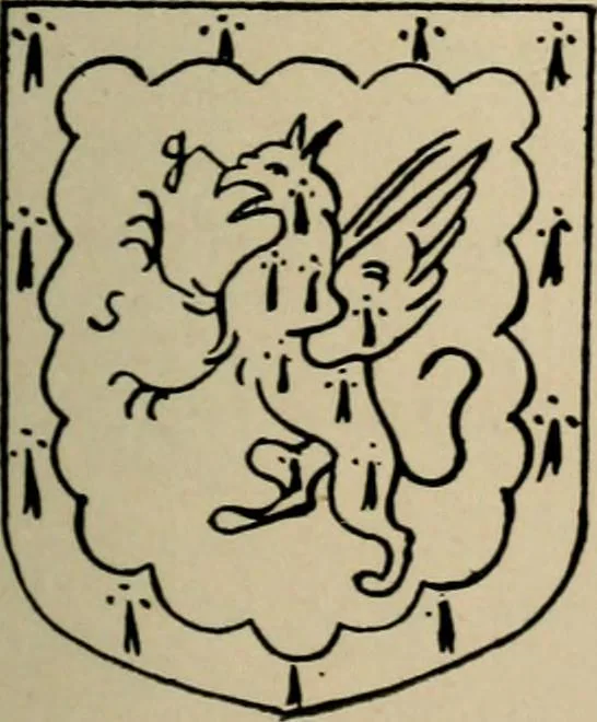 An illustration from The visitation of the county of Buckingham made in 1634 by John Philipot, esq. ..., 1909, leaf 196