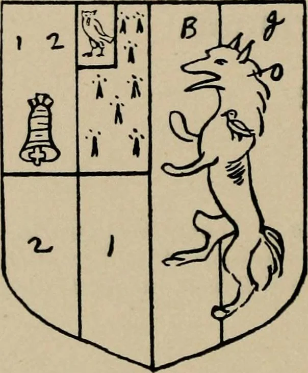 An illustration from The visitation of the county of Buckingham made in 1634 by John Philipot, esq. ..., 1909, leaf 219