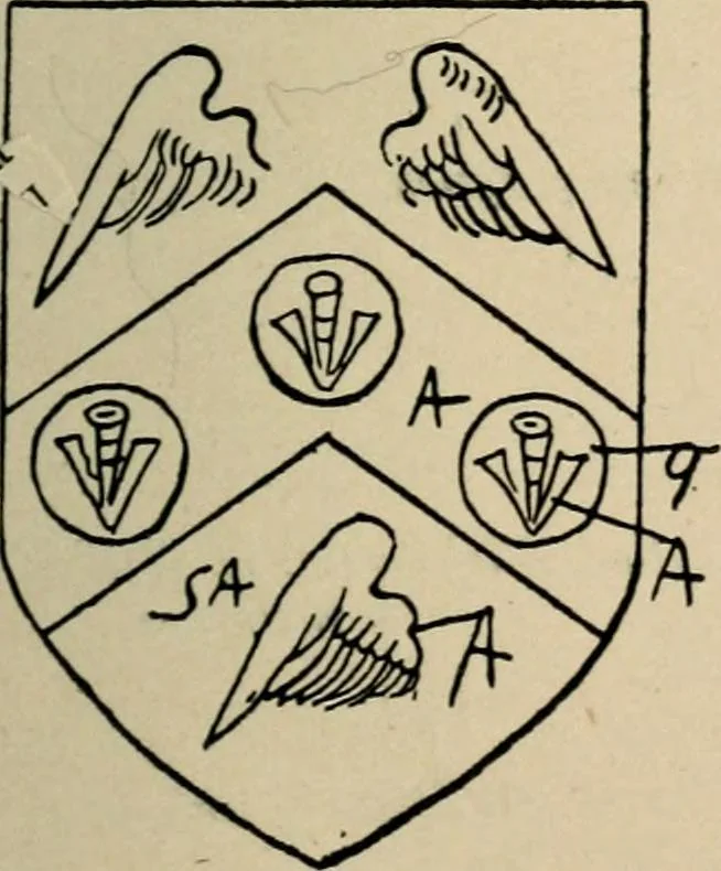 An illustration from The visitation of the county of Buckingham made in 1634 by John Philipot, esq. ..., 1909, leaf 26