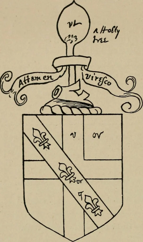 An illustration from The visitation of the county of Buckingham made in 1634 by John Philipot, esq. ..., 1909, leaf 31