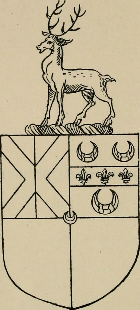 An illustration from The visitation of the county of Buckingham made in 1634 by John Philipot, esq. ..., 1909, leaf 43