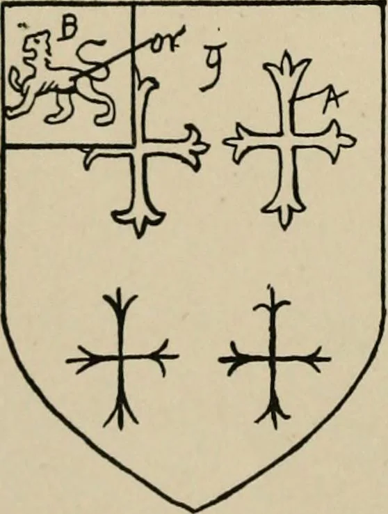An illustration from The visitation of the county of Buckingham made in 1634 by John Philipot, esq. ..., 1909, leaf 45