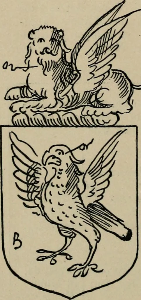 An illustration from The visitation of the county of Buckingham made in 1634 by John Philipot, esq. ..., 1909, leaf 71