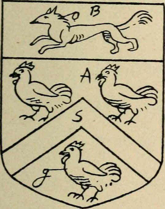 An illustration from The visitation of the county of Buckingham made in 1634 by John Philipot, esq. ..., 1909, leaf 80
