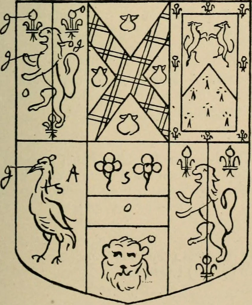 An illustration from The visitation of the county of Buckingham made in 1634 by John Philipot, esq. ..., 1909, leaf 84