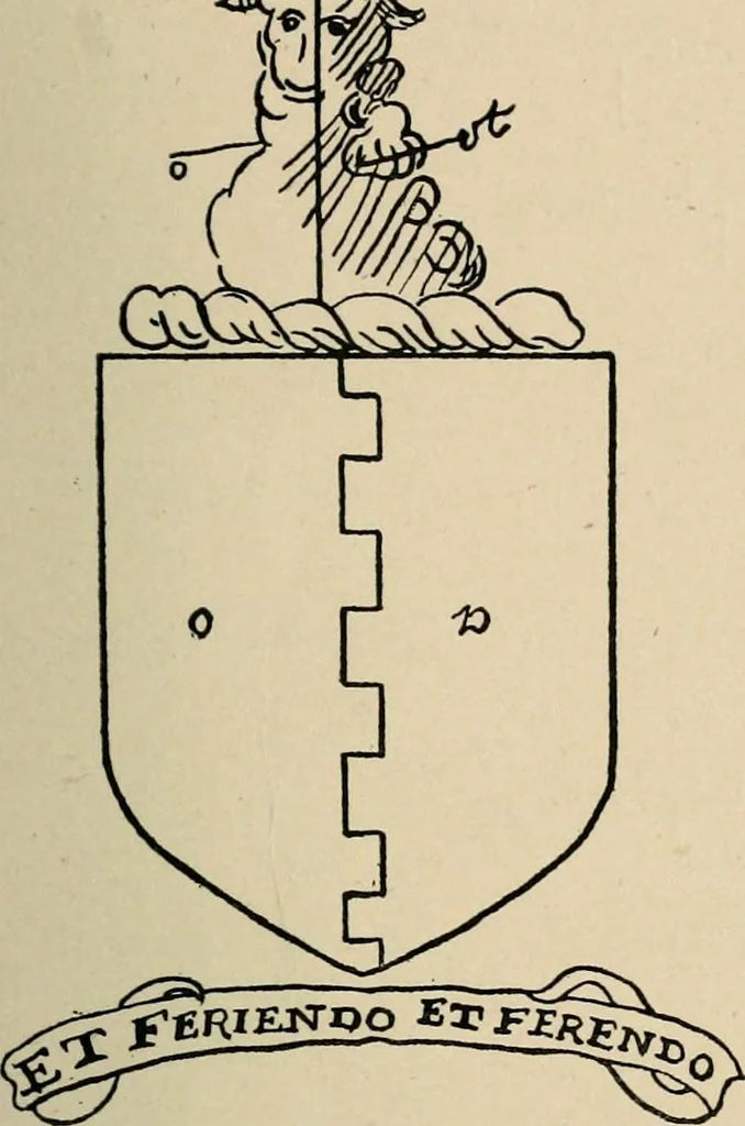 An illustration from The visitation of the county of Buckingham made in 1634 by John Philipot, esq. ..., 1909, leaf 86