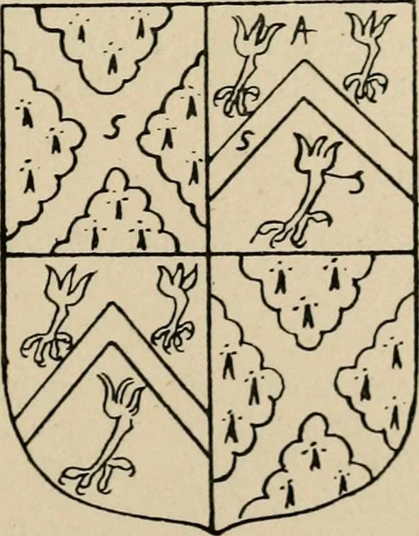 An illustration from The visitation of the county of Buckingham made in 1634 by John Philipot, esq. ..., 1909, leaf 96