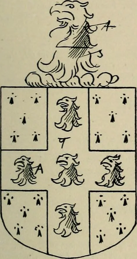 An illustration from The visitation of the county of Buckingham made in 1634 by John Philipot, esq. ..., 1909, leaf 110