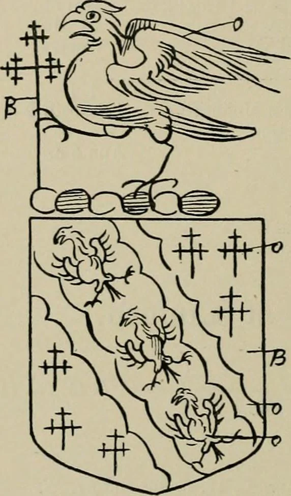 An illustration from The visitation of the county of Buckingham made in 1634 by John Philipot, esq. ..., 1909, leaf 113
