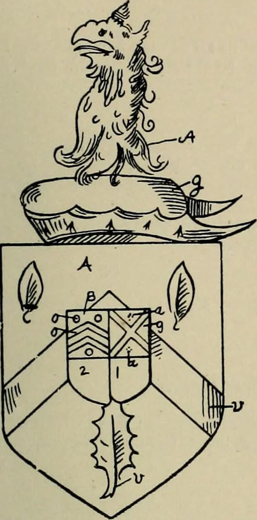An illustration from The visitation of the county of Buckingham made in 1634 by John Philipot, esq. ..., 1909, leaf 116