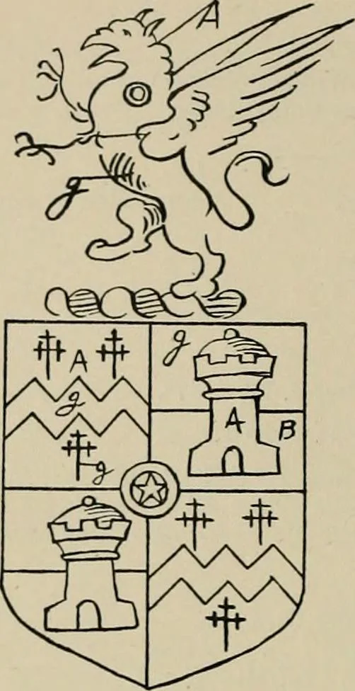 An illustration from The visitation of the county of Buckingham made in 1634 by John Philipot, esq. ..., 1909, leaf 127