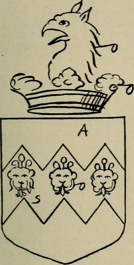 An illustration from The visitation of the county of Buckingham made in 1634 by John Philipot, esq. ..., 1909, leaf 144