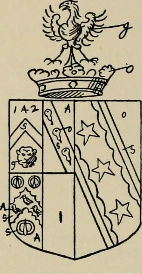 An illustration from The visitation of the county of Buckingham made in 1634 by John Philipot, esq. ..., 1909, leaf 145