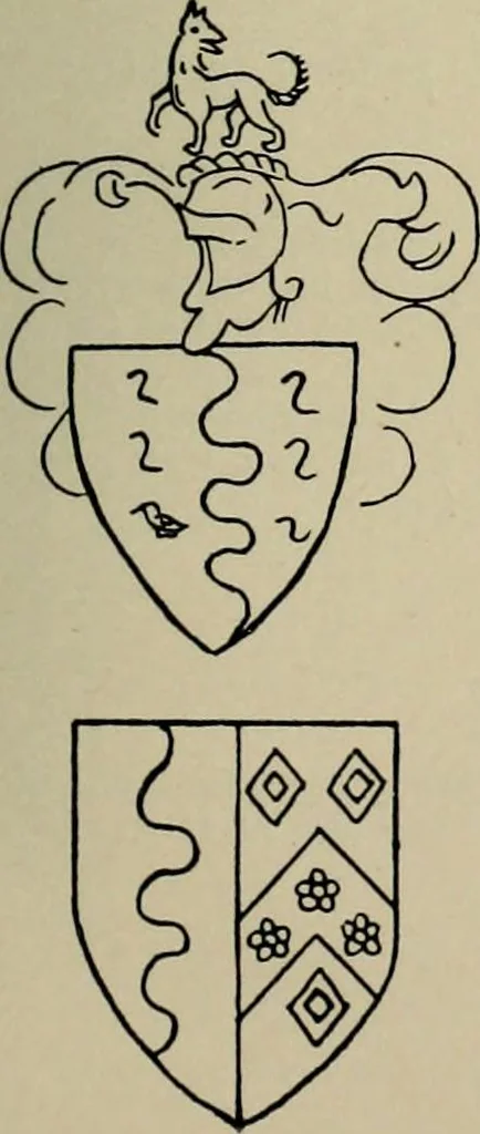 An illustration from The visitation of the county of Buckingham made in 1634 by John Philipot, esq. ..., 1909, leaf 154