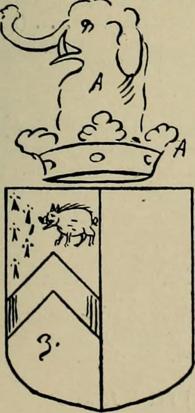 An illustration from The visitation of the county of Buckingham made in 1634 by John Philipot, esq. ..., 1909, leaf 166