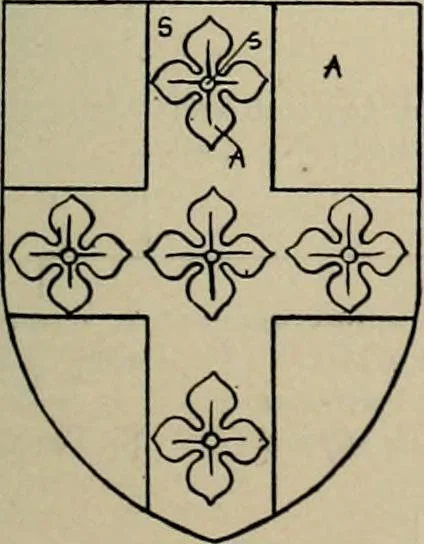 An illustration from The visitation of the county of Buckingham made in 1634 by John Philipot, esq. ..., 1909, leaf 168