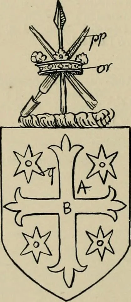 An illustration from The visitation of the county of Buckingham made in 1634 by John Philipot, esq. ..., 1909, leaf 223