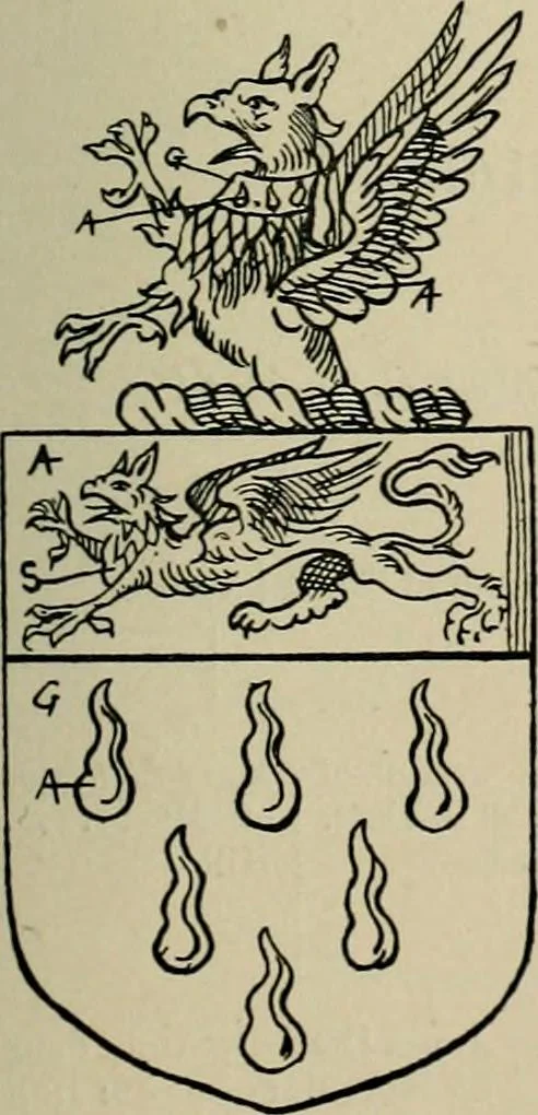 An illustration from The visitation of the county of Buckingham made in 1634 by John Philipot, esq. ..., 1909, leaf 48