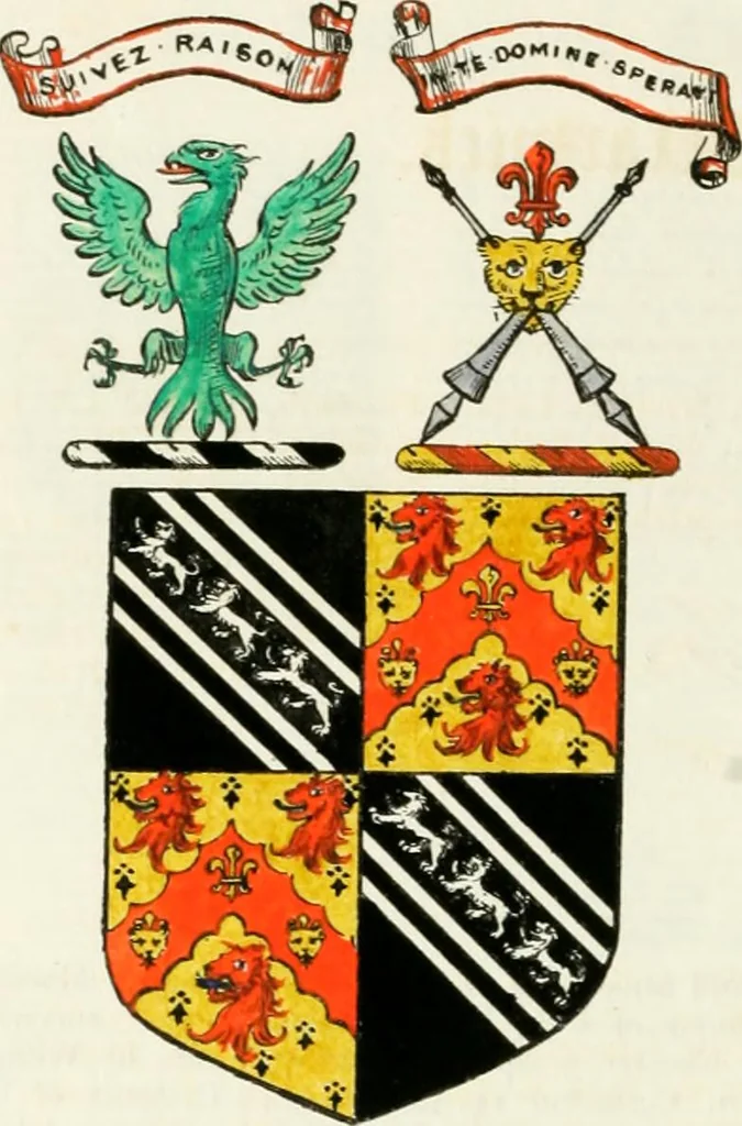 An illustration from Visitation of England and Wales, 1893, leaf 147