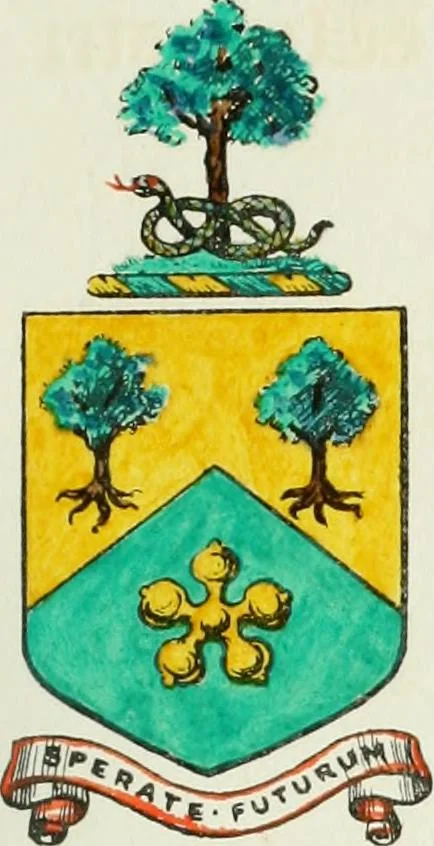 An illustration from Visitation of England and Wales, 1893, leaf 182