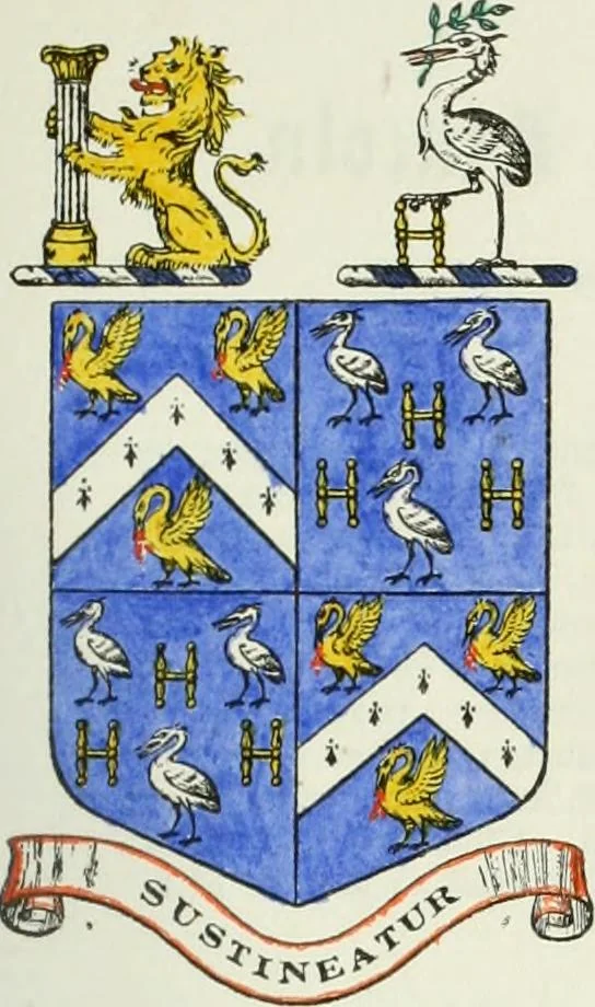 An illustration from Visitation of England and Wales, 1893, leaf 200