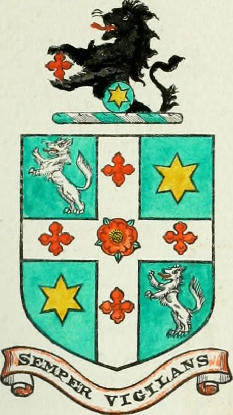 An illustration from Visitation of England and Wales, 1893, leaf 208