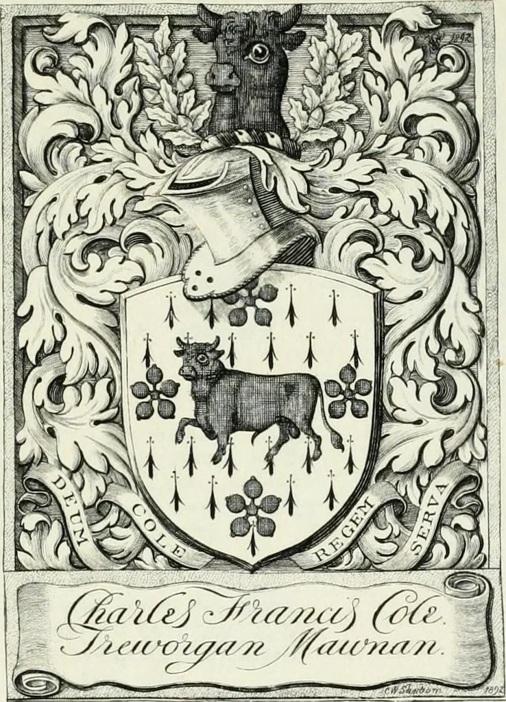 An illustration from Visitation of England and Wales, 1893, leaf 24