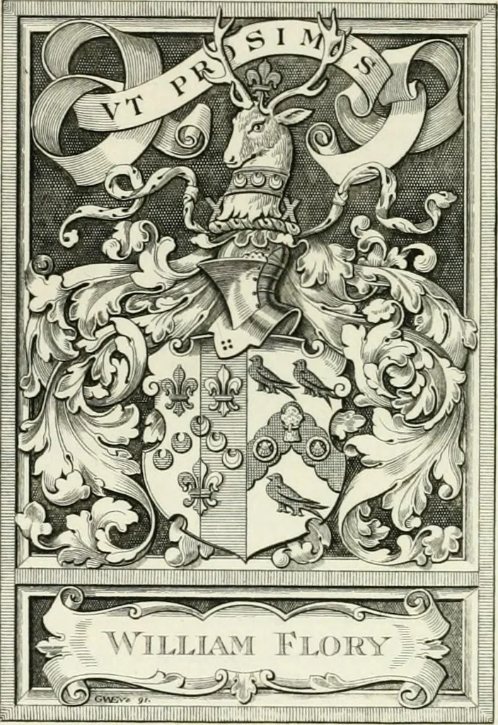 An illustration from Visitation of England and Wales, 1893, leaf 289