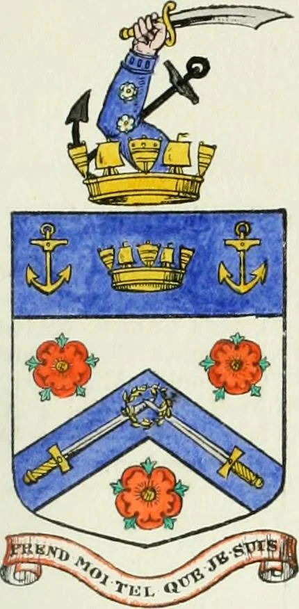 An illustration from Visitation of England and Wales, 1893, leaf 310