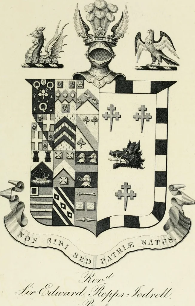An illustration from Visitation of England and Wales, 1893, leaf 52
