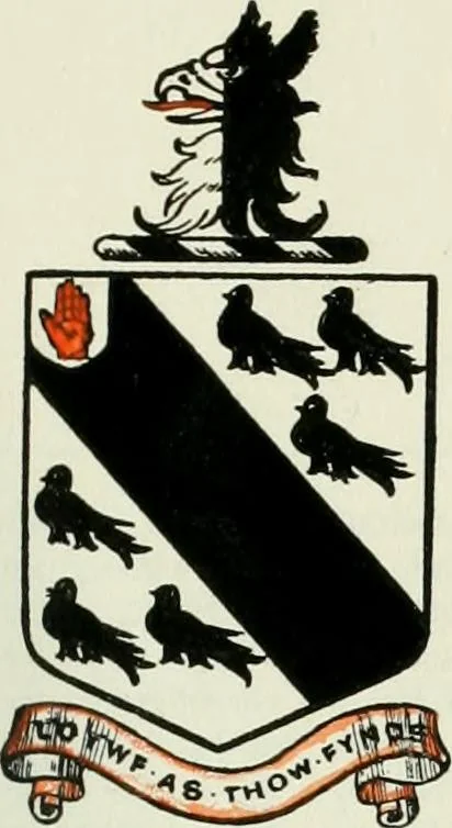An illustration from Visitation of England and Wales, 1893, leaf 56