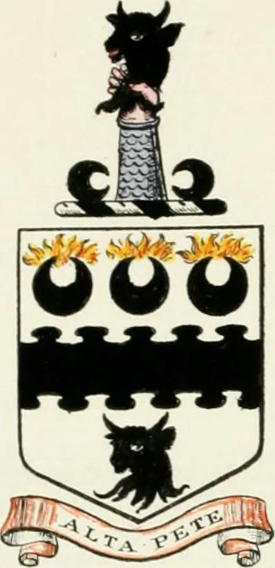 An illustration from Visitation of England and Wales, 1893, leaf 87