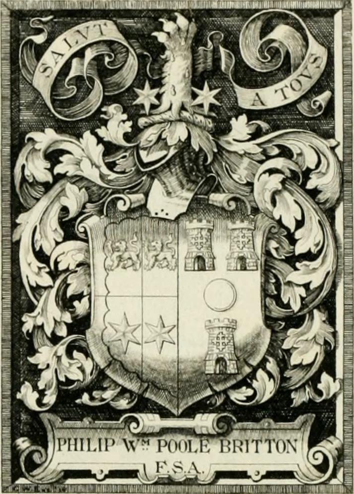 An illustration from Visitation of England and Wales, 1893, leaf 105