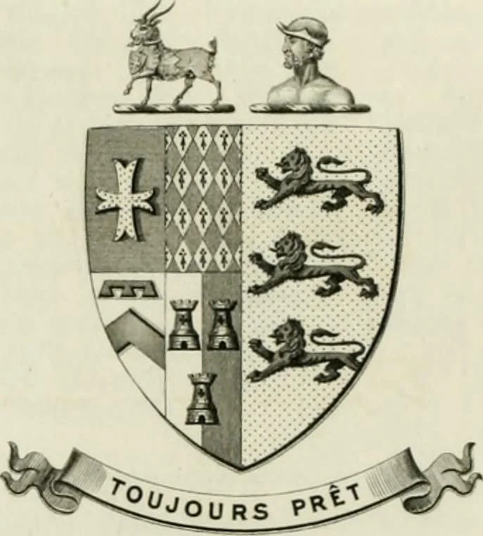 An illustration from Visitation of England and Wales, 1893, leaf 127