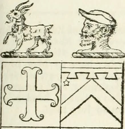 An illustration from Visitation of England and Wales, 1893, leaf 128