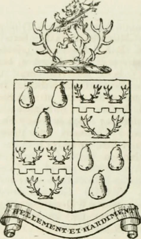 An illustration from Visitation of England and Wales, 1893, leaf 183