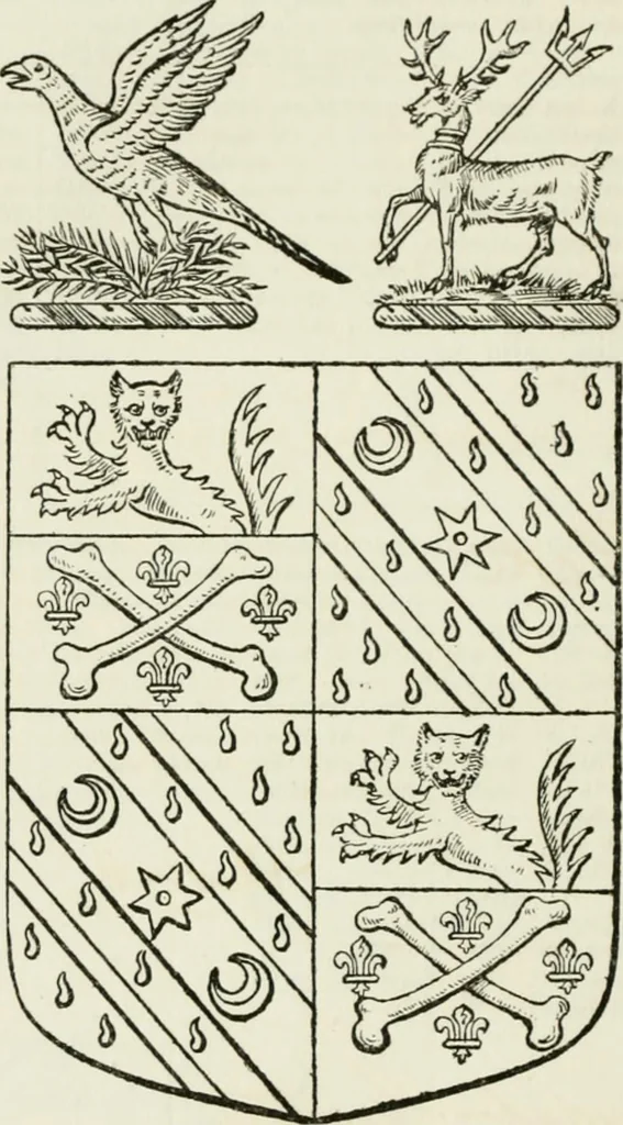 An illustration from Visitation of England and Wales, 1893, leaf 187