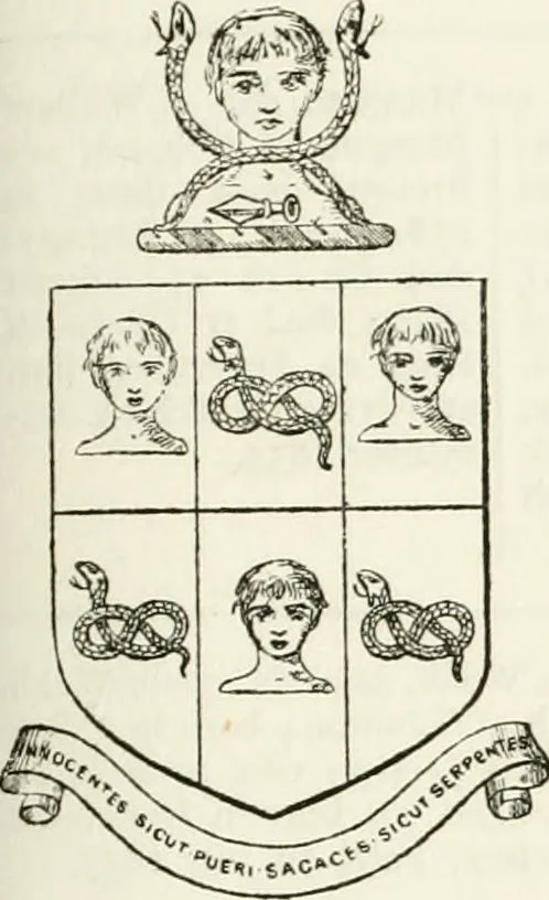 An illustration from Visitation of England and Wales, 1893, leaf 196