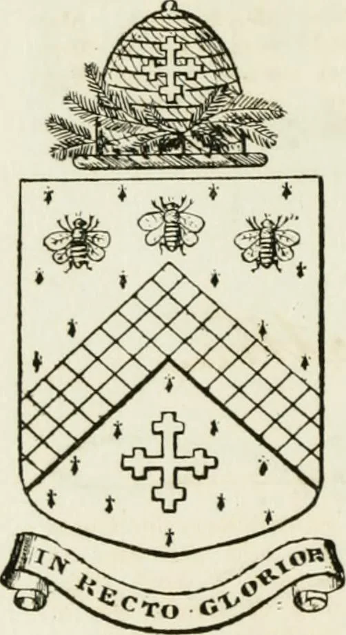 An illustration from Visitation of England and Wales, 1893, leaf 203