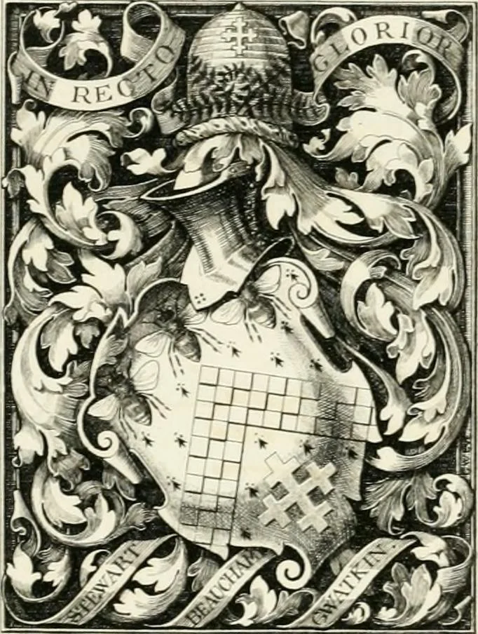 An illustration from Visitation of England and Wales, 1893, leaf 206