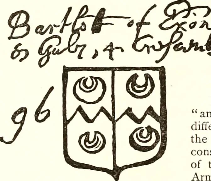 An illustration from Visitation of England and Wales, 1896, leaf 121