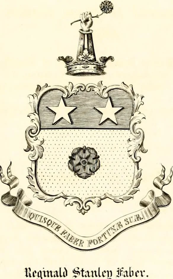 An illustration from Visitation of England and Wales, 1896, leaf 156