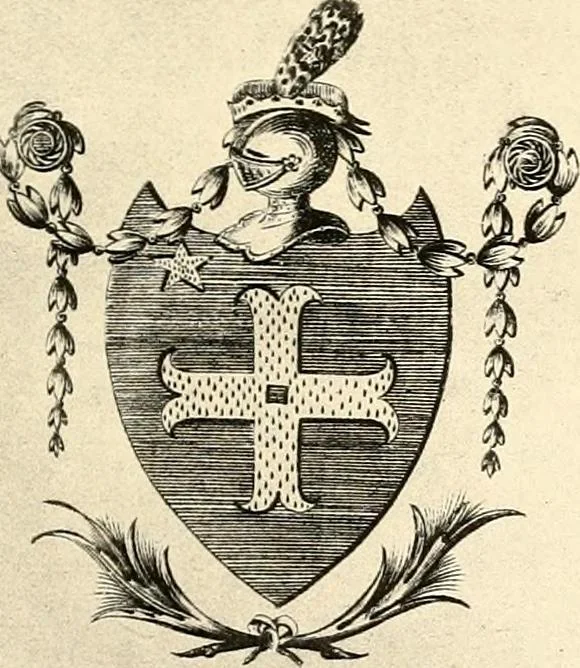 An illustration from Visitation of England and Wales, 1896, leaf 176