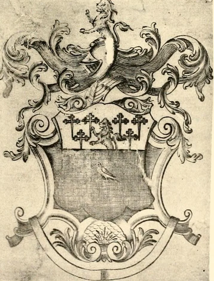 An illustration from Visitation of England and Wales, 1896, leaf 184