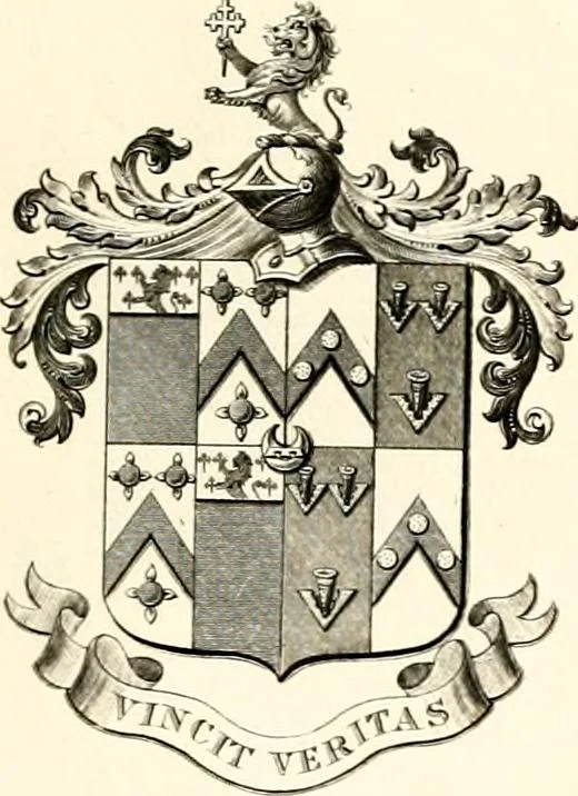 An illustration from Visitation of England and Wales, 1896, leaf 186
