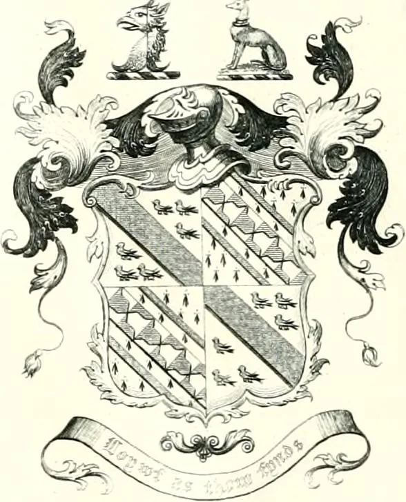An illustration from Visitation of England and Wales, 1896, leaf 27