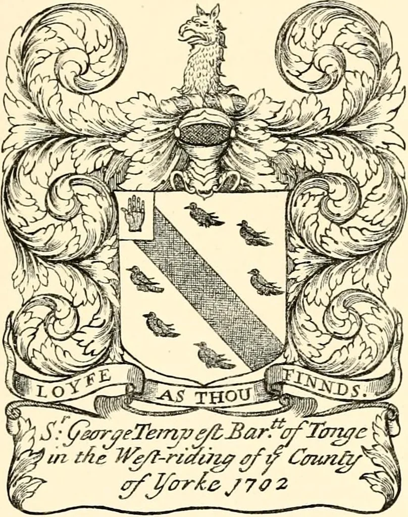 An illustration from Visitation of England and Wales, 1896, leaf 46