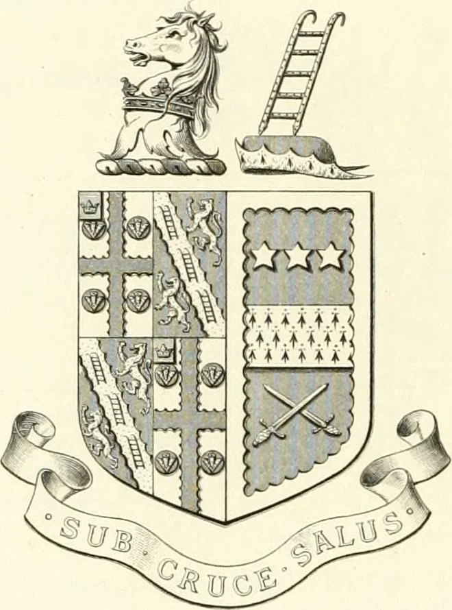 An illustration from Visitation of England and Wales, 1893, leaf 121