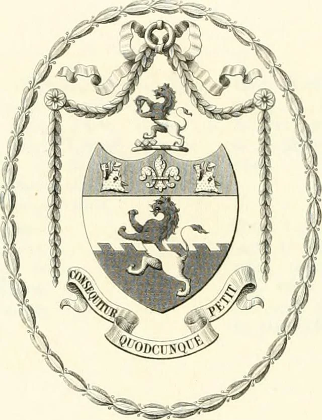 An illustration from Visitation of England and Wales, 1893, leaf 143